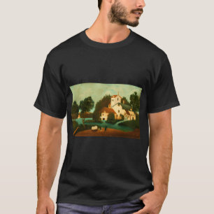 Egon Schiele Selbstporträt mit gestreiften Ärmeln T-Shirt