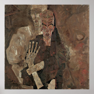 Egon Schiele Selbstseer II (Tod und Mensch) Poster