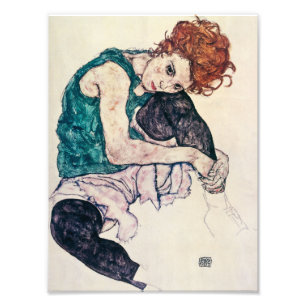Egon Schiele setzte Frauen-Druck Fotodruck