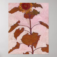 Egon Schiele - Sonnenblume 1909
