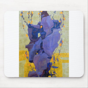 Egon Schiele Stilvolle Blume Mousepad
