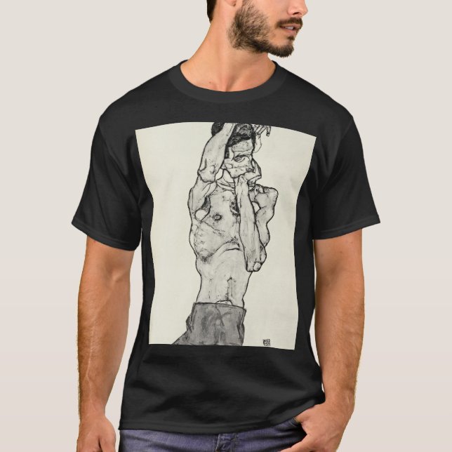 Egon Schiele - T-Shirt (Vorderseite)
