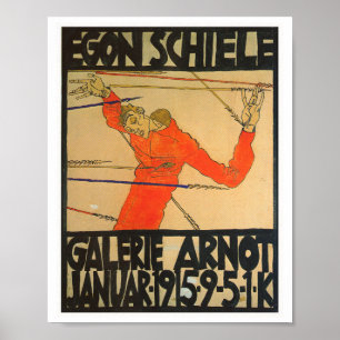 EGON SCHIELE VINTAGE POSTER