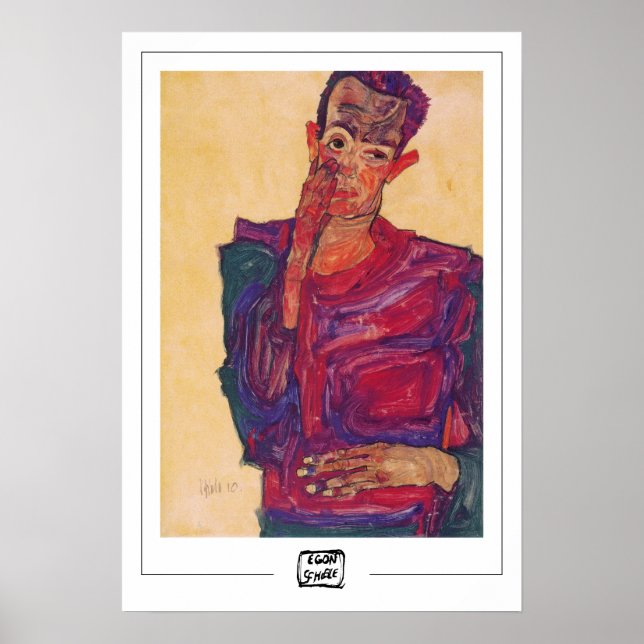 Egon Schiele Zedign Art Poster #103-3 (Vorne)