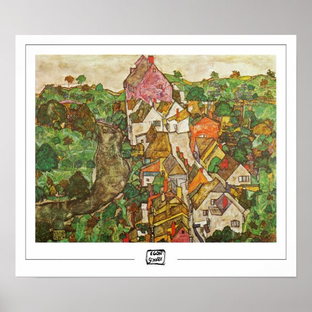 Egon Schiele Zedign Art Poster #16-3 (Vorne)