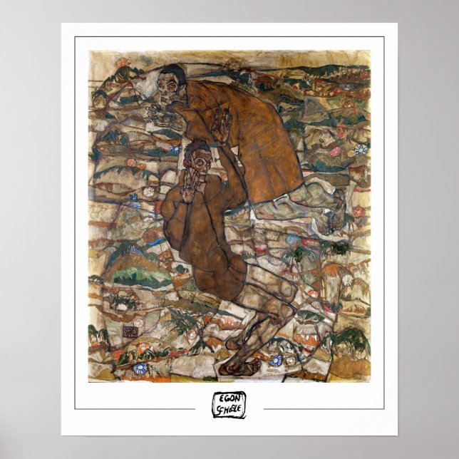 Egon Schiele Zedign Art Poster #18-2 (Vorne)