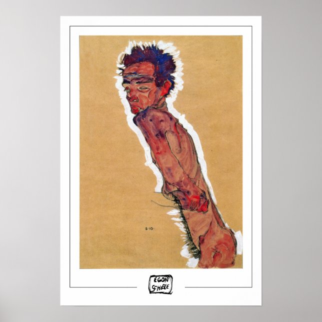 Egon Schiele Zedign Art Poster #286 (Vorne)