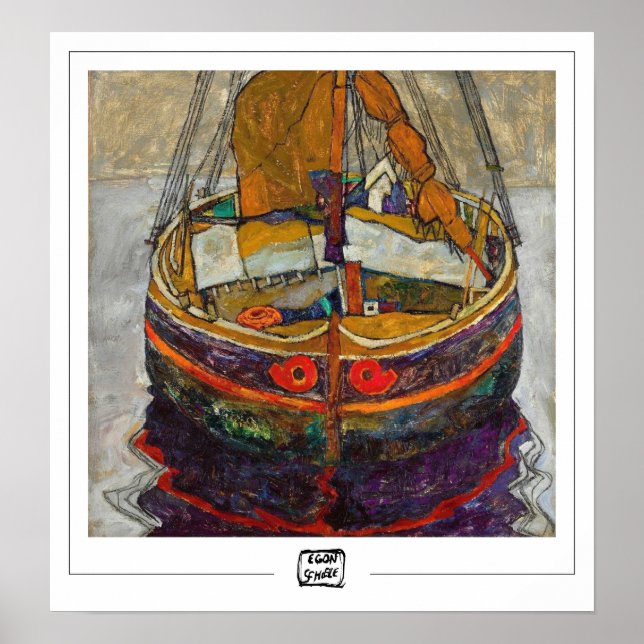 Egon Schiele Zedign Art Poster #318-2 (Vorne)