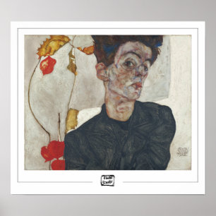 Egon Schiele Zedign Art Poster #49-2