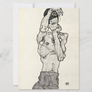 Egon Schiele - Zeichnungen II. Feiertagskarte