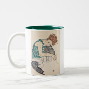 EGON SCHIELE ZWEIFARBIGE TASSE