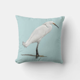 Egret Beach House Deco Kissen