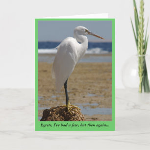 Egret Card Karte
