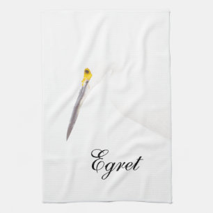Egret-Headshot Handtuch