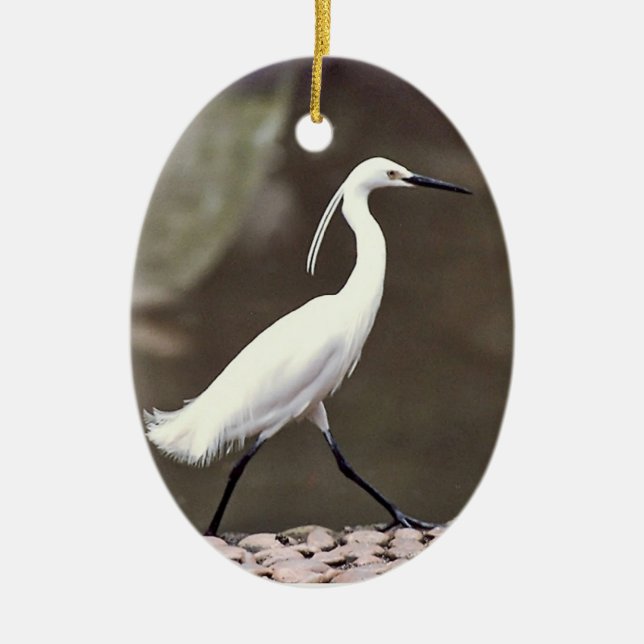 Egret Holiday Ornament (Vorne)