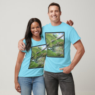 Egret on Pond T-Shirt