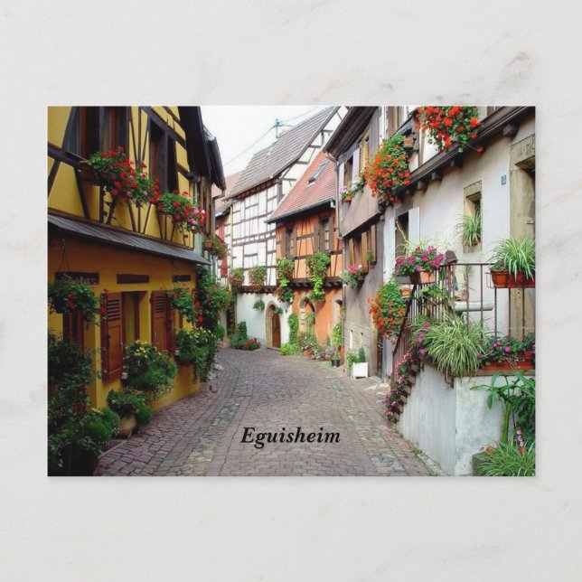 Eguisheim Postkarte (Vorderseite)