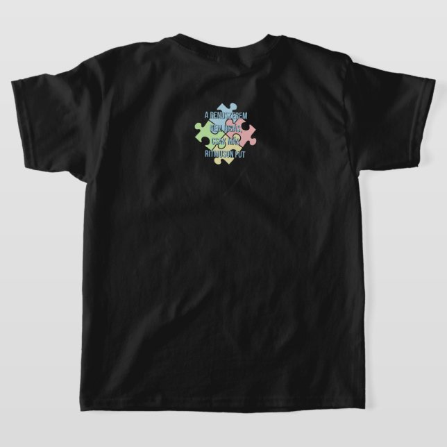 Egyedinek születtem – kedves zsiráfos design T-Shirt (AblageHinten)