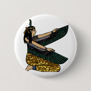 egypische Göttin Button