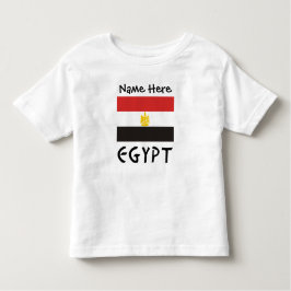 Egypt and Egyptian Dlag with Your Name Kleinkind T-shirt