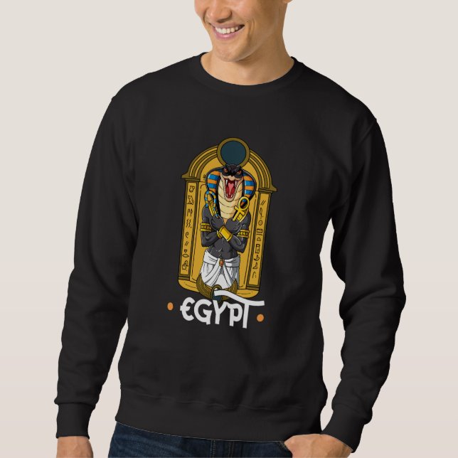 Egypt Egyptian Snake Pharaoh Sweatshirt (Vorderseite)