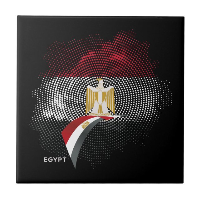 Egypt flag fliese (Vorderseite)