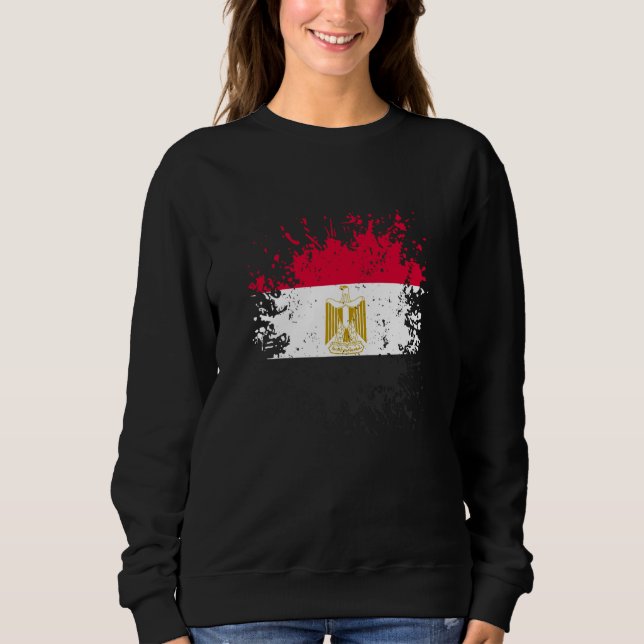 Egypt flag of egypt Egyptian Egypt flag  1 Sweatshirt (Vorderseite)