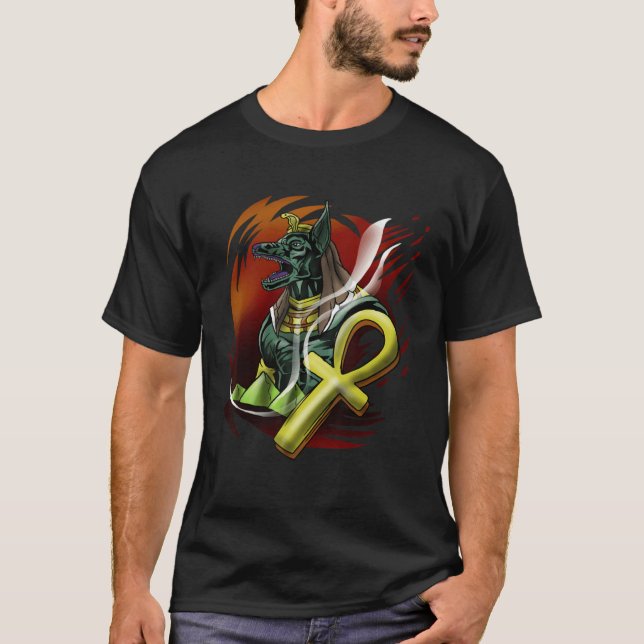 Egypt Pharaoh Temple Culture Gods T-Shirt (Vorderseite)
