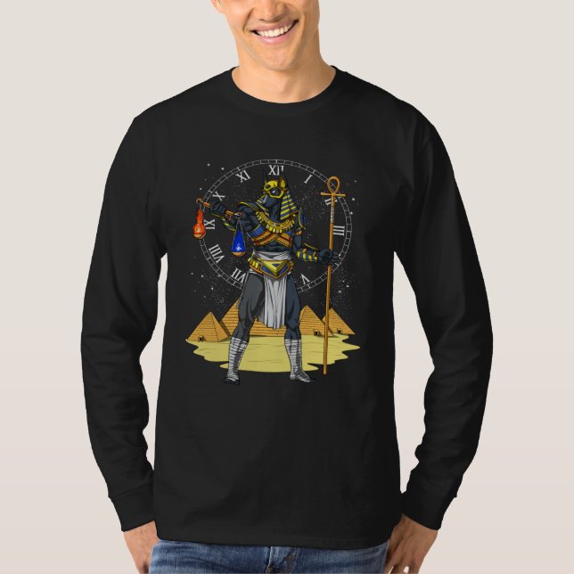 Egypt Pharaoh Temple Culture Gods T-Shirt (Vorderseite)