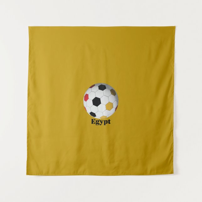 Egypt Soccer Wandteppich (Vorderseite)