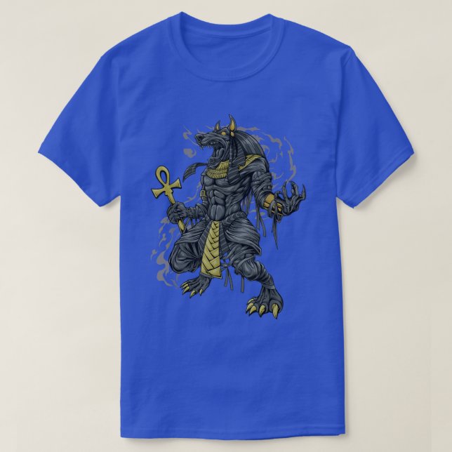 Egyptian god Anubis T-Shirt (Design vorne)
