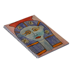 Egyptian Goddess Spiral Notebook Notizblock