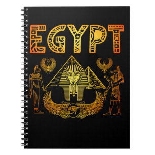 Egyptian Gods Pyramids King Egypt Pharaoh Notizblock