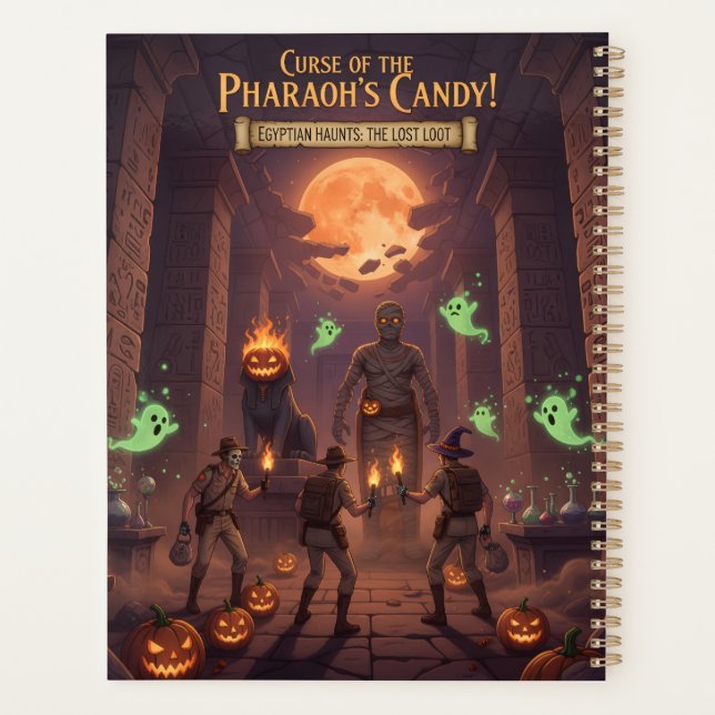Egyptian Halloween Planner Planer (Rückseite)