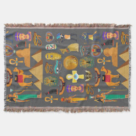 Egyptian Hieroglyphic Symbol Pattern pharaoh Decke