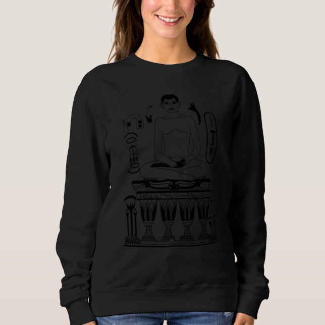 Egyptian Hieroglyphics Ancient Egypt Eye Sweatshirt (Vorderseite)