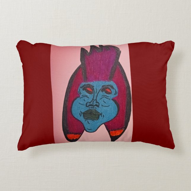 Egyptian Inspired Horror Theme Mummy Accent Pillow Dekokissen (Vorderseite)