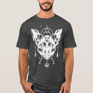 Egyptian Mythology Pagan Sphynx Cat Wicca Witch Oc T-Shirt