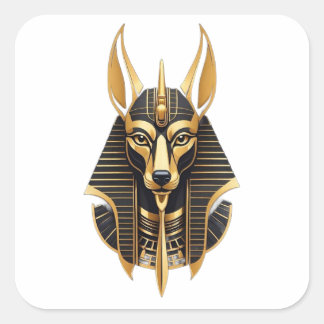 Egyptian pharaohs quadratischer aufkleber