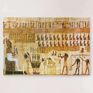 Egyptian pharoah papyrus puzzle