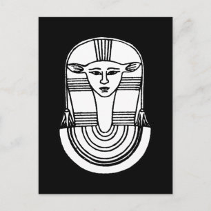 Egyptian Symbol: Hathor Postkarte