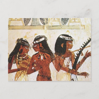 Egyptian Women Musicians Postkarte