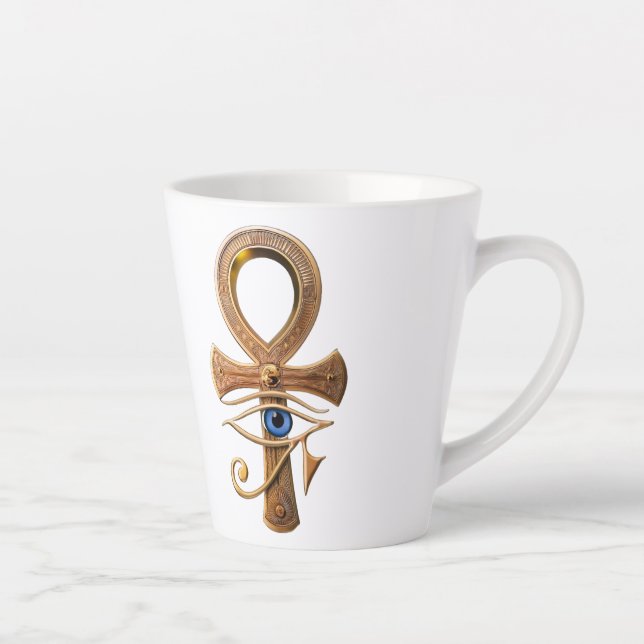 egyption pharaoh art late coffee mug milchtasse (Rechts)