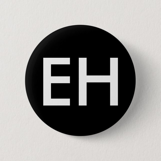 Eh-Flecken Button (Vorderseite)