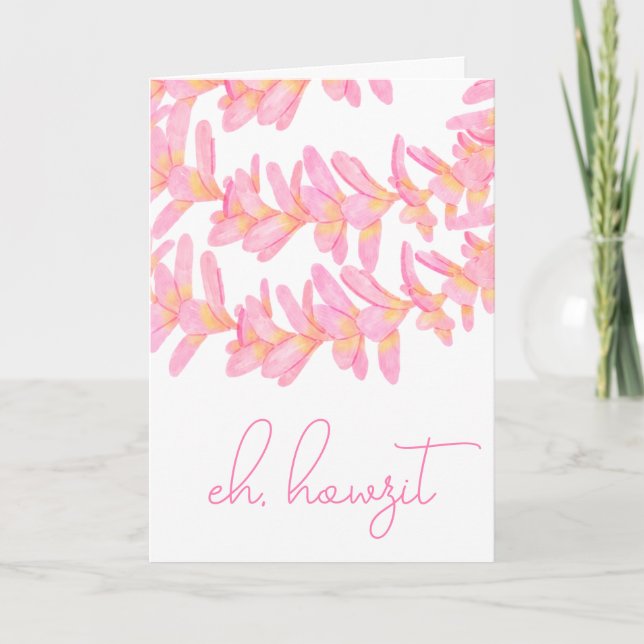 Eh, Howzit Dankeskarte (Vorderseite)