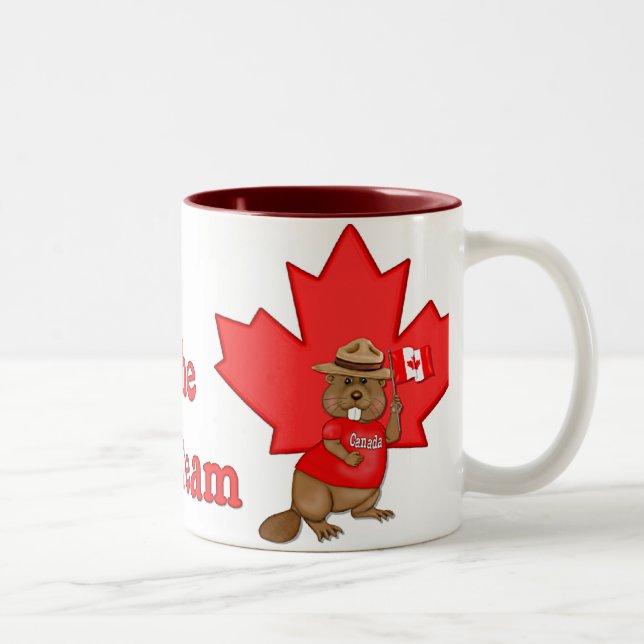Eh Team Beaver Zweifarbige Tasse (Rechts)