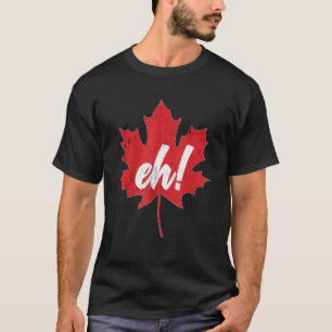 Eh Vintage Kanadische Flagge Souvenir Großes Toron T-Shirt