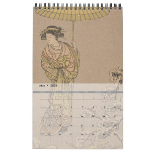 Ehagaki - Japanische illustrierte Postkarten - 202 Kalender