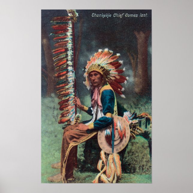 Ehankekle Chief Portrait Poster (Vorne)