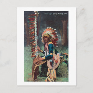 Ehankekle Chief Portrait Postkarte